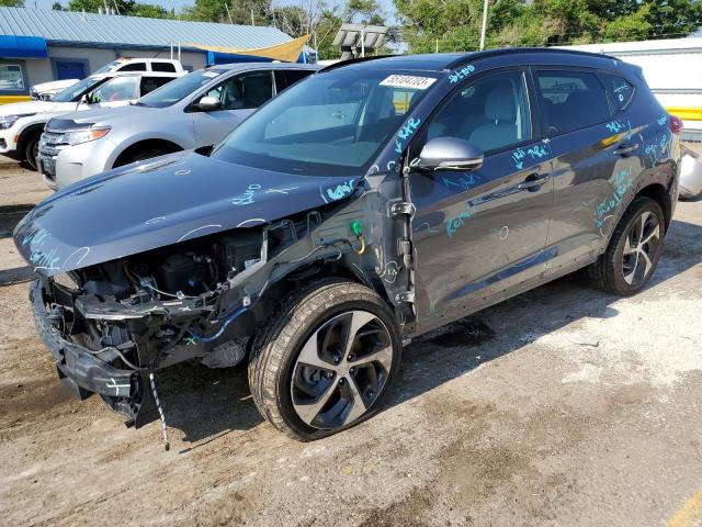Image 1 of 2018 HYUNDAI TUCSON VALUE 2018 with VIN KM8J3CA21JU749618