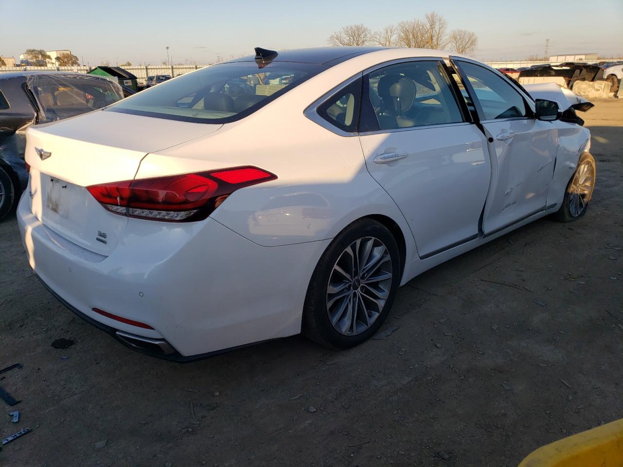 Image 3 of 2017 GENESIS G80 BASE 2017 with VIN KMHGN4JE0HU171283