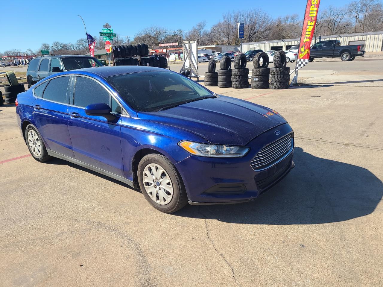Изображение 1 2014 FORD FUSION S 2014 с VIN 3FA6P0G77ER256030