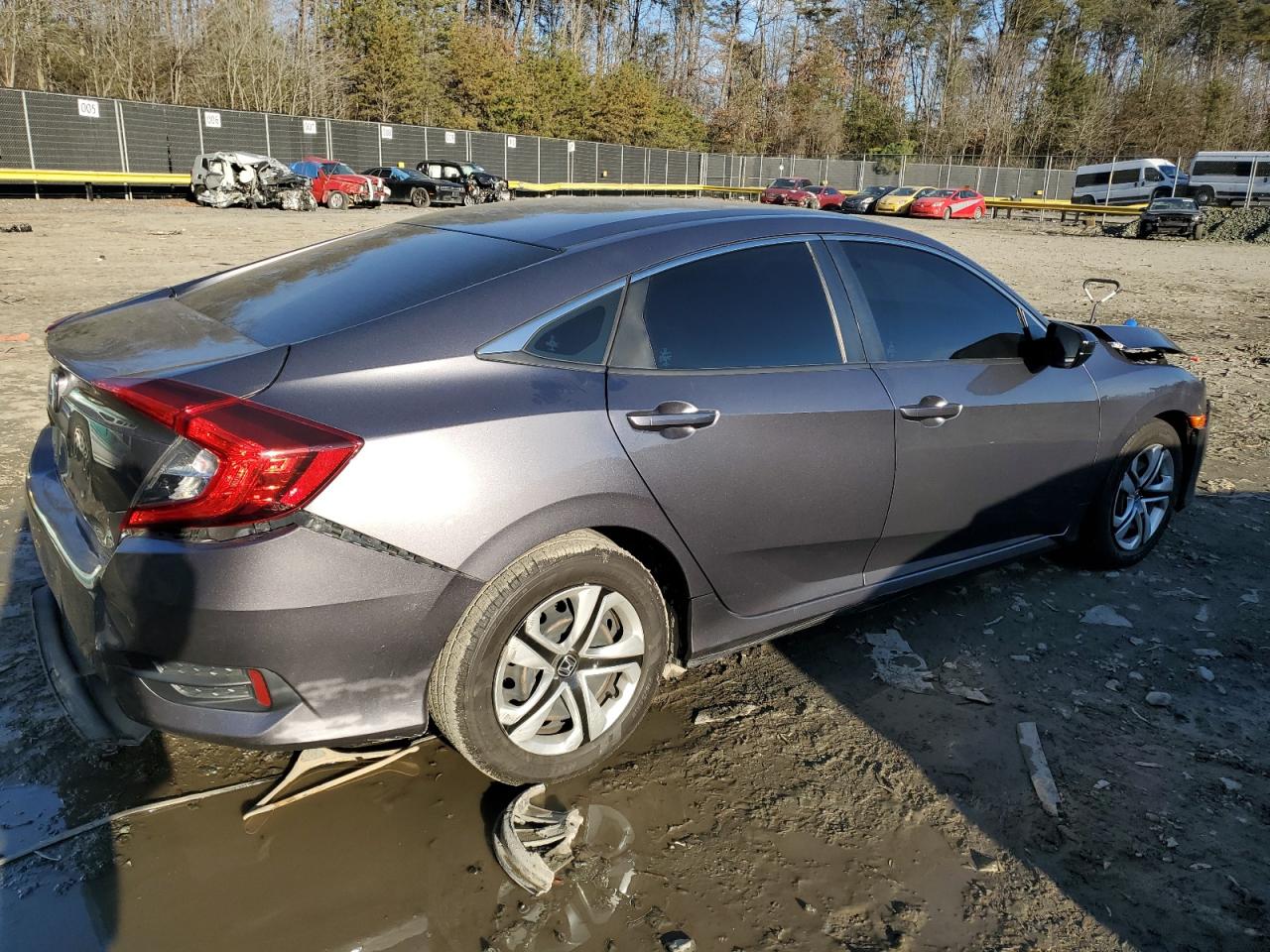 Image 3 of 2018 HONDA CIVIC LX 2018 with VIN 19XFC2F59JE018408