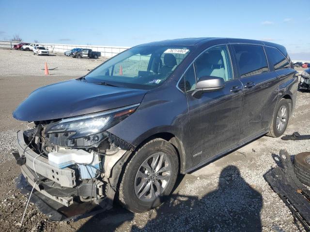 Image 1 of 2021 TOYOTA SIENNA LE 2021 with VIN 5TDKRKEC0MS008857