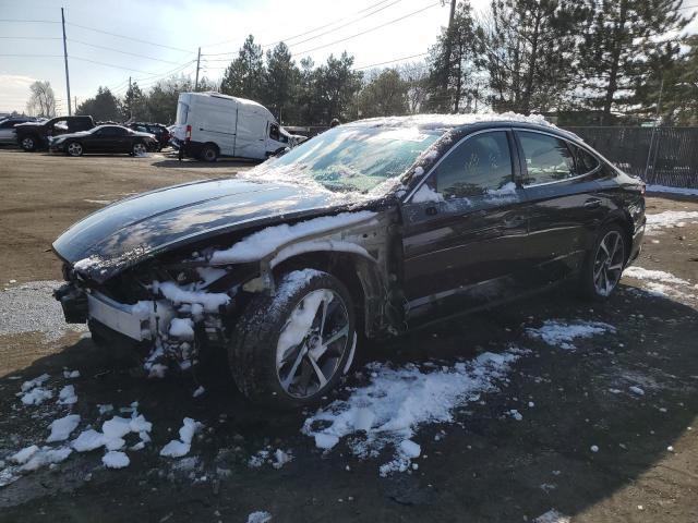 Image 1 of 2022 HYUNDAI SONATA SEL PLUS 2022 with VIN KMHL44J26NA208101