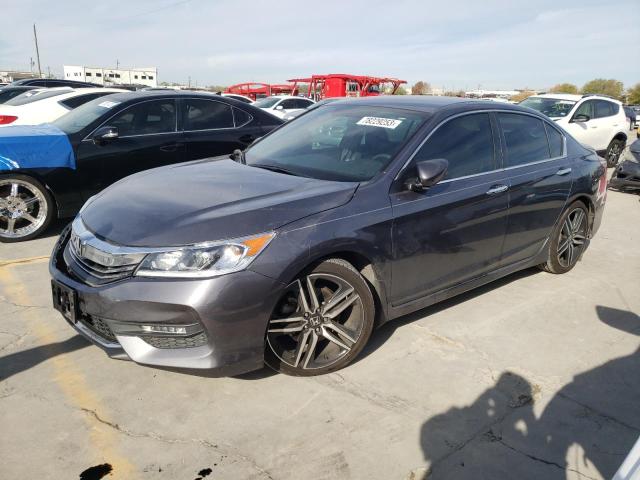 Image 1 of 2017 HONDA ACCORD SPORT 2017 with VIN 1HGCR2F57HA066487