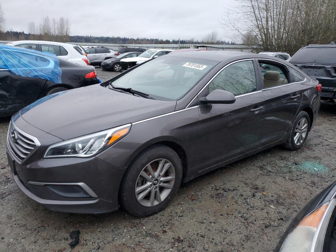 Изображение 1 2016 HYUNDAI SONATA SE 2016 с VIN 5NPE24AF9GH262252