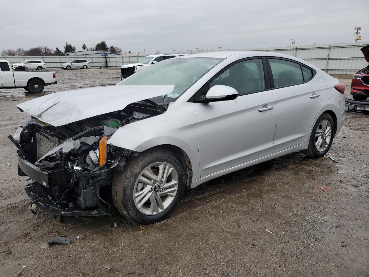 Image 1 of 2019 HYUNDAI ELANTRA SEL 2019 with VIN KMHD84LF7KU746325