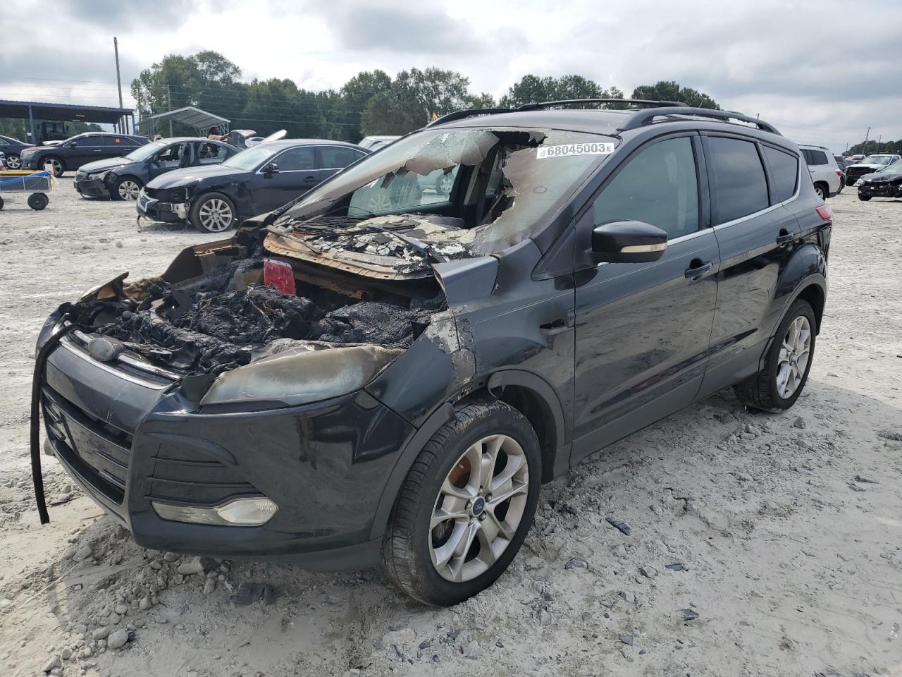 Image 1 of 2013 FORD ESCAPE SEL 2013 with VIN 1FMCU9HXXDUD67621