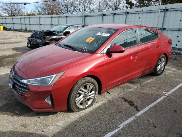 Image 1 of 2019 HYUNDAI ELANTRA SEL 2019 with VIN KMHD84LF6KU771281