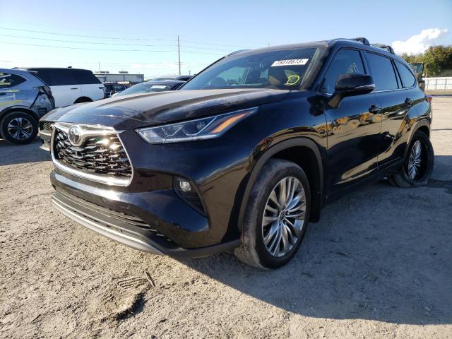 Image 1 of 2022 TOYOTA HIGHLANDER PLATINUM 2022 with VIN 5TDFZRBH9NS190067
