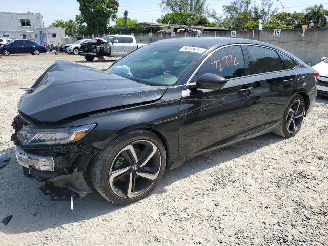 Image 1 of 2018 HONDA ACCORD SPORT 2018 with VIN 1HGCV1F31JA223988