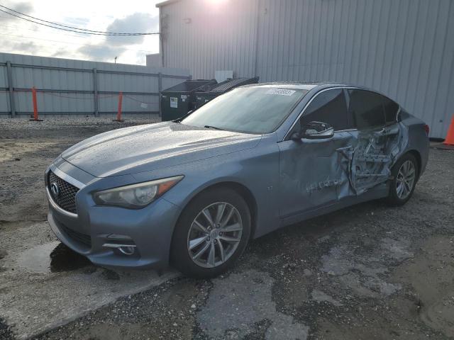 Image 1 of 2014 INFINITI Q50 BASE 2014 with VIN JN1BV7ARXEM690620