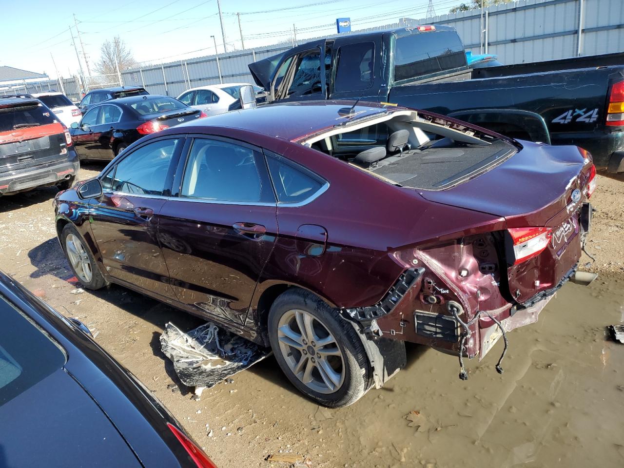 Obraz 2 z 2018 FORD FUSION SE 2018 z VIN 3FA6P0HD5JR280647