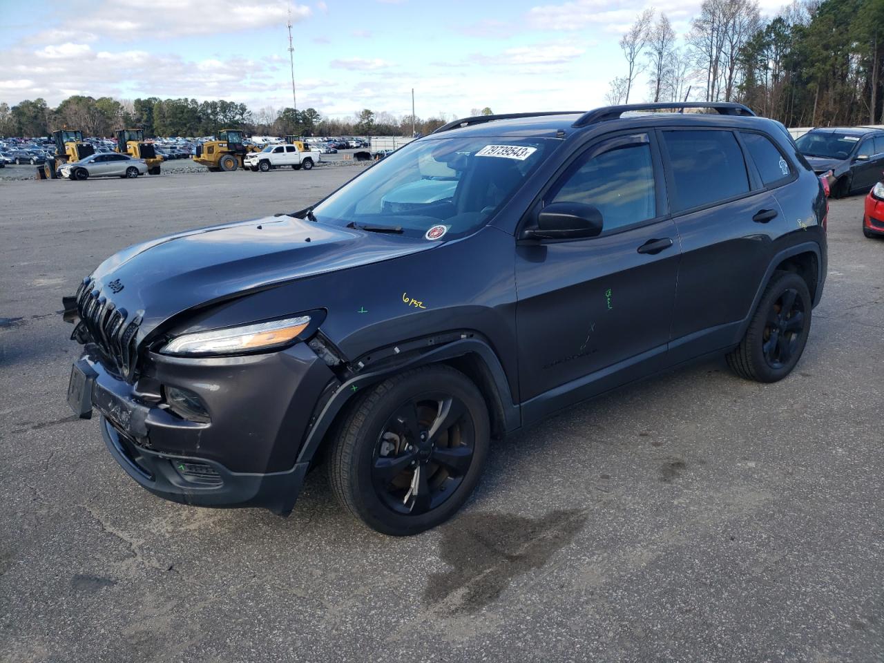 Image 1 of 2016 JEEP CHEROKEE SPORT 2016 with VIN 1C4PJLAB8GW376904