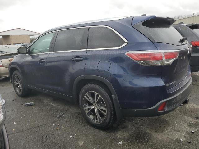 Obraz 2 z 2016 TOYOTA HIGHLANDER XLE 2016 z VIN 5TDJKRFHXGS274376