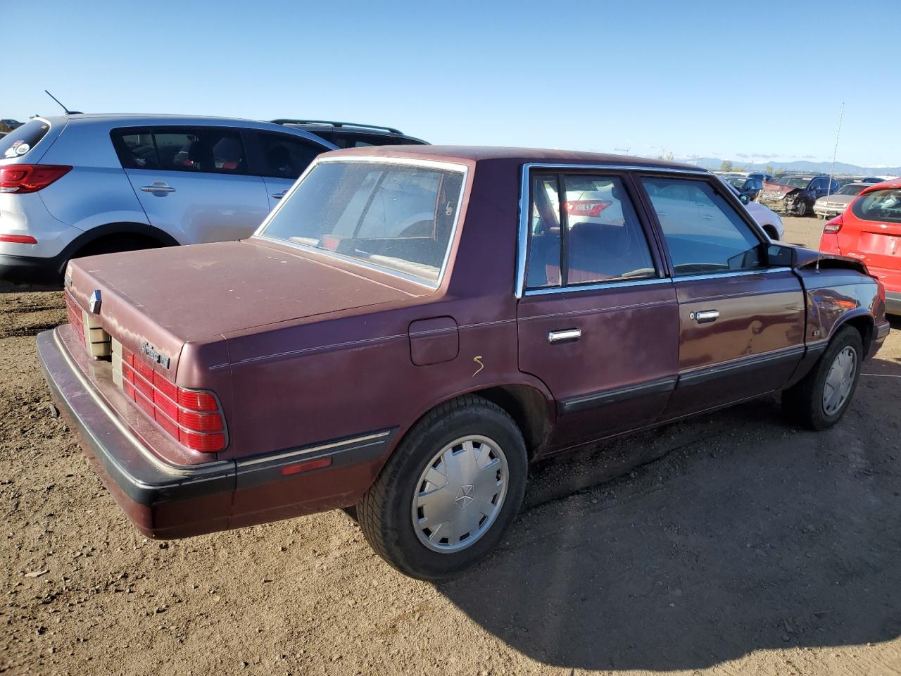 Image 3 of 1989 DODGE ARIES LE 1989 with VIN 3B3BK46D4KT981882