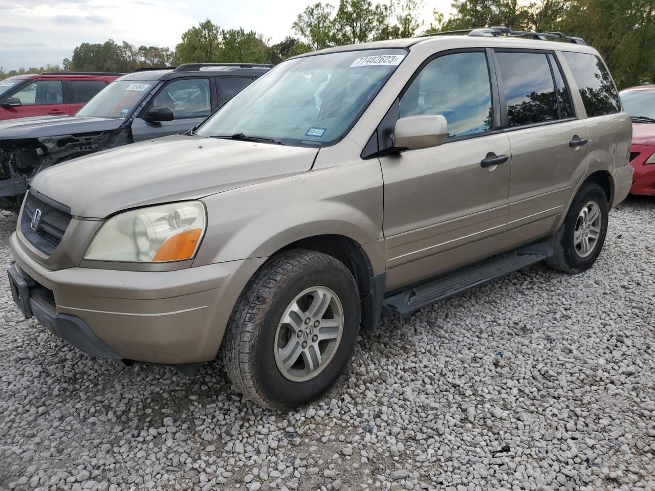 Image 1 of 2005 HONDA PILOT EXL 2005 with VIN 5FNYF18585B019833