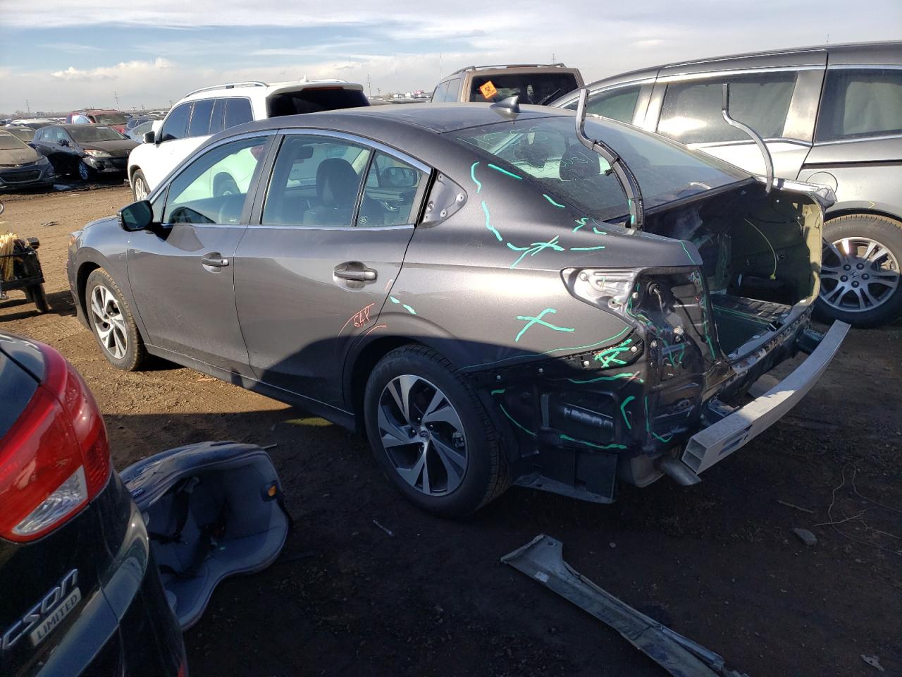 Image 2 of 2022 SUBARU LEGACY PREMIUM 2022 with VIN 4S3BWAC67N3017753
