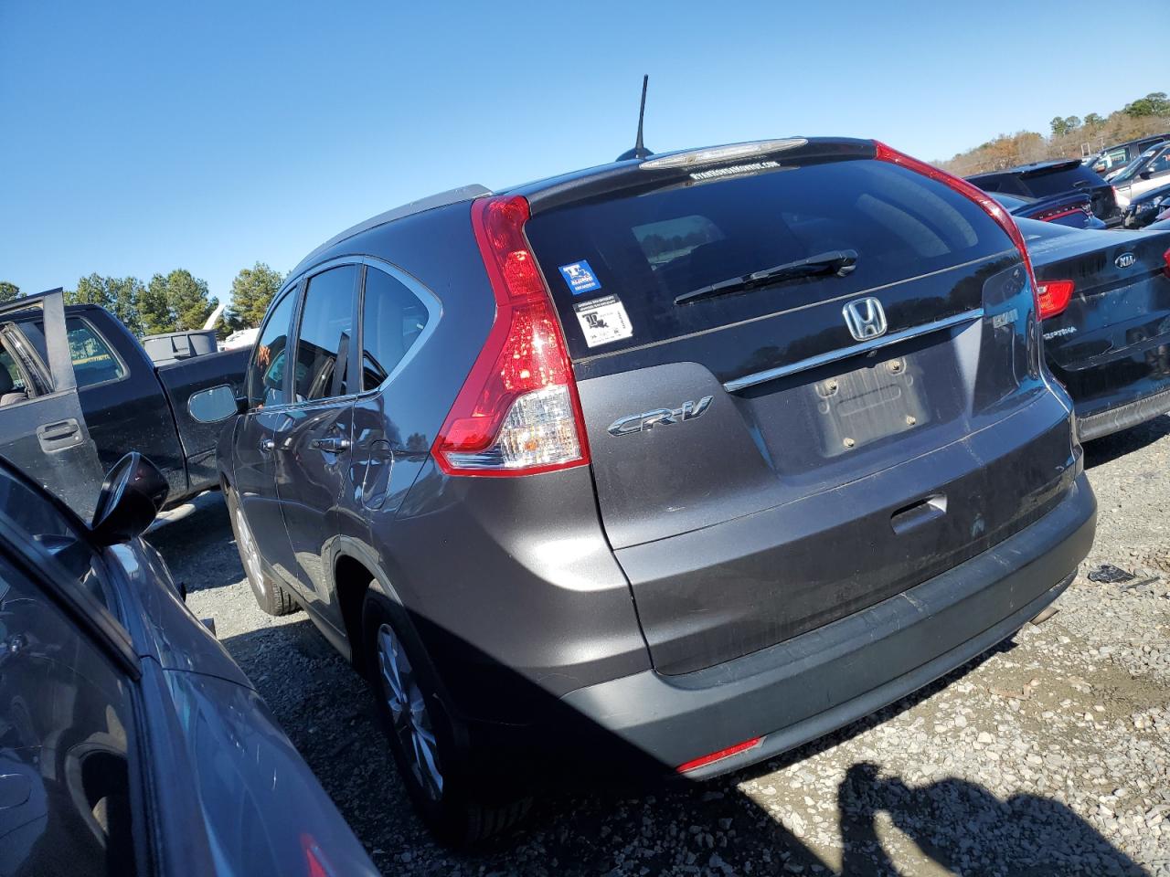 Image 2 of 2013 HONDA CR-V EXL 2013 with VIN 2HKRM3H70DH503552