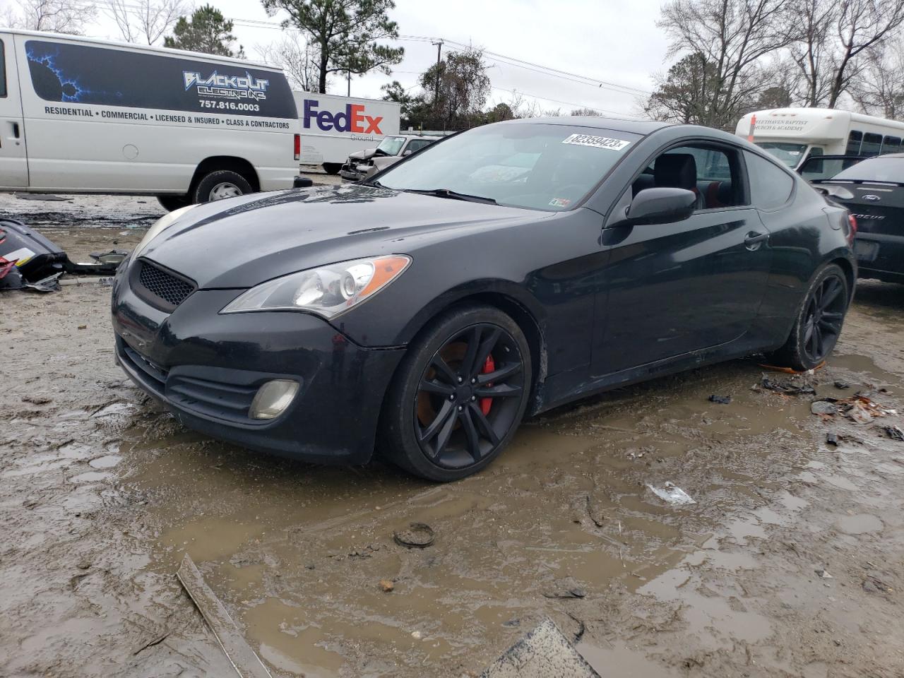 Image 1 of 2010 HYUNDAI GENESIS COUPE 2.0T 2010 with VIN KMHHT6KD0AU041344