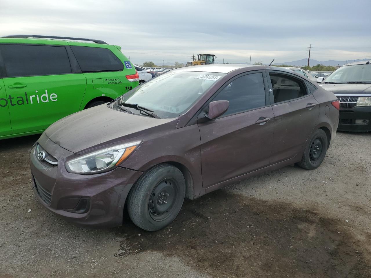 Image 1 of 2015 HYUNDAI ACCENT GLS 2015 with VIN KMHCT4AE7FU806615