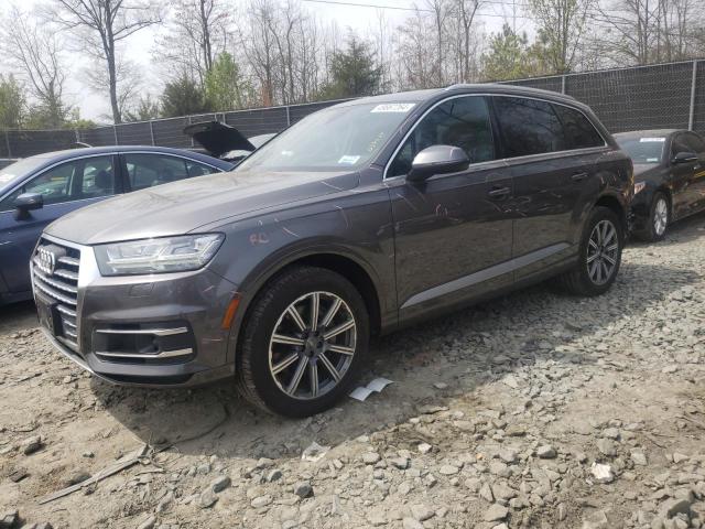 Image 1 of 2018 AUDI Q7 PREMIUM PLUS 2018 with VIN WA1LHAF79JD033437