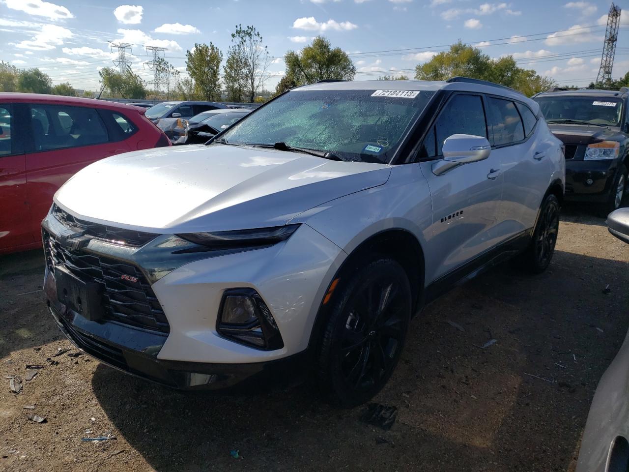 Obraz 1 z 2021 CHEVROLET BLAZER RS 2021 z VIN 3GNKBERS4MS572456