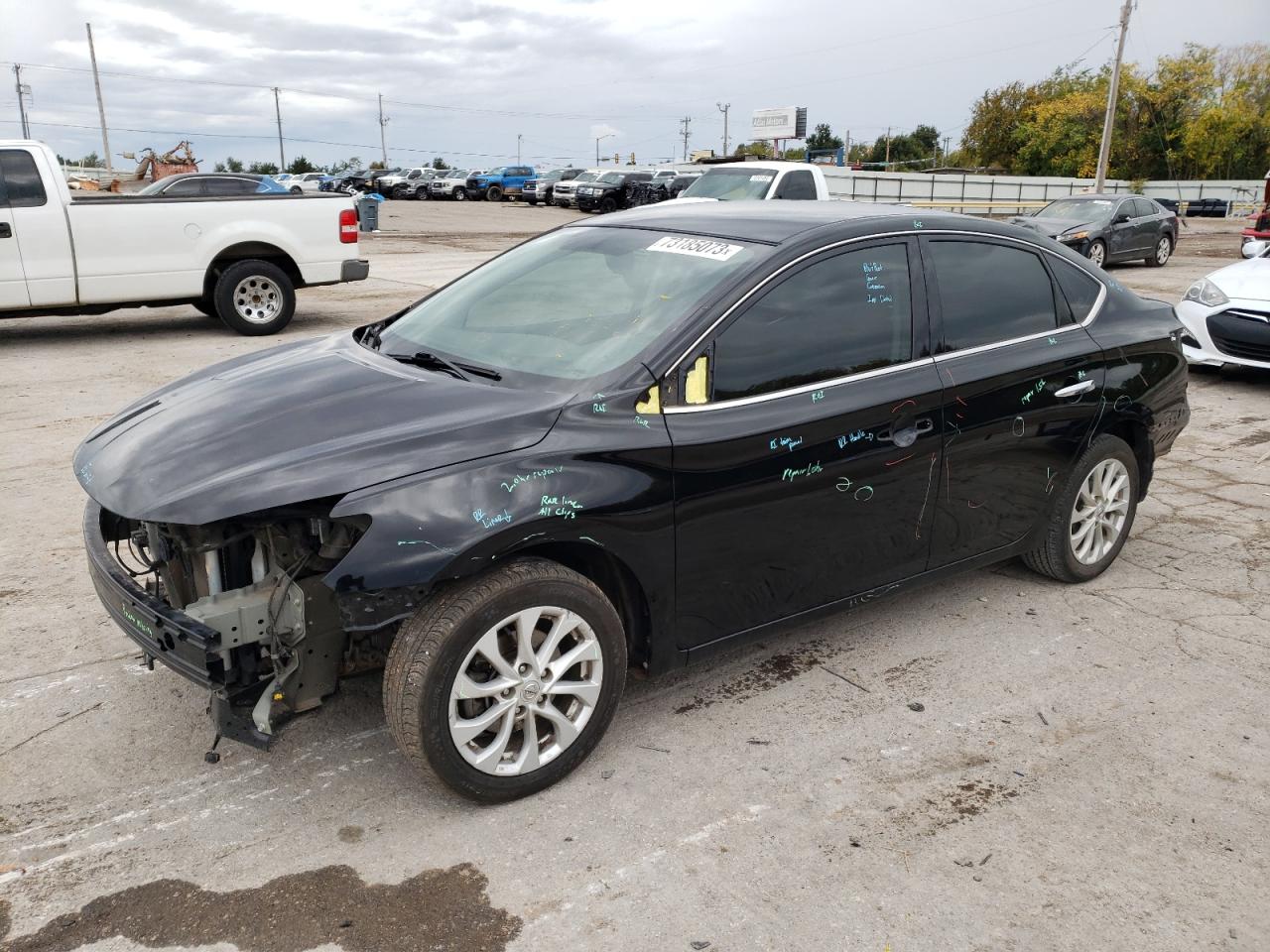 Изображение 1 2019 NISSAN SENTRA S 2019 с VIN 3N1AB7AP4KY413361