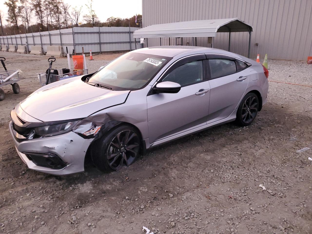 Image 1 of 2020 HONDA CIVIC SPORT 2020 with VIN 19XFC2F85LE004583