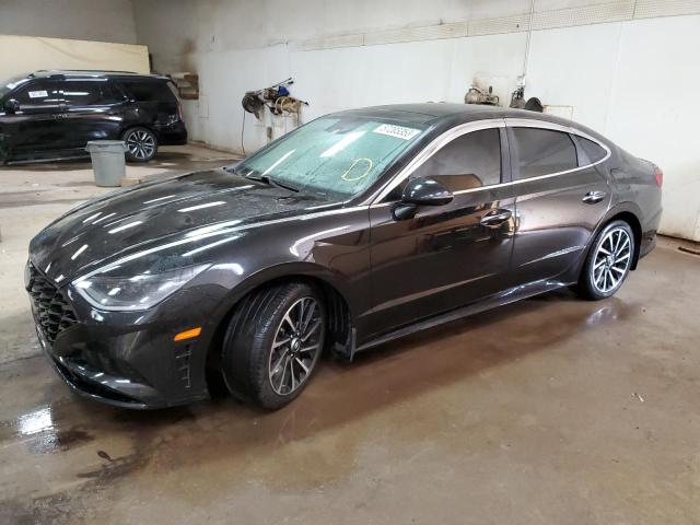 Image 1 of 2021 HYUNDAI SONATA LIMITED 2021 with VIN 5NPEH4J24MH069207