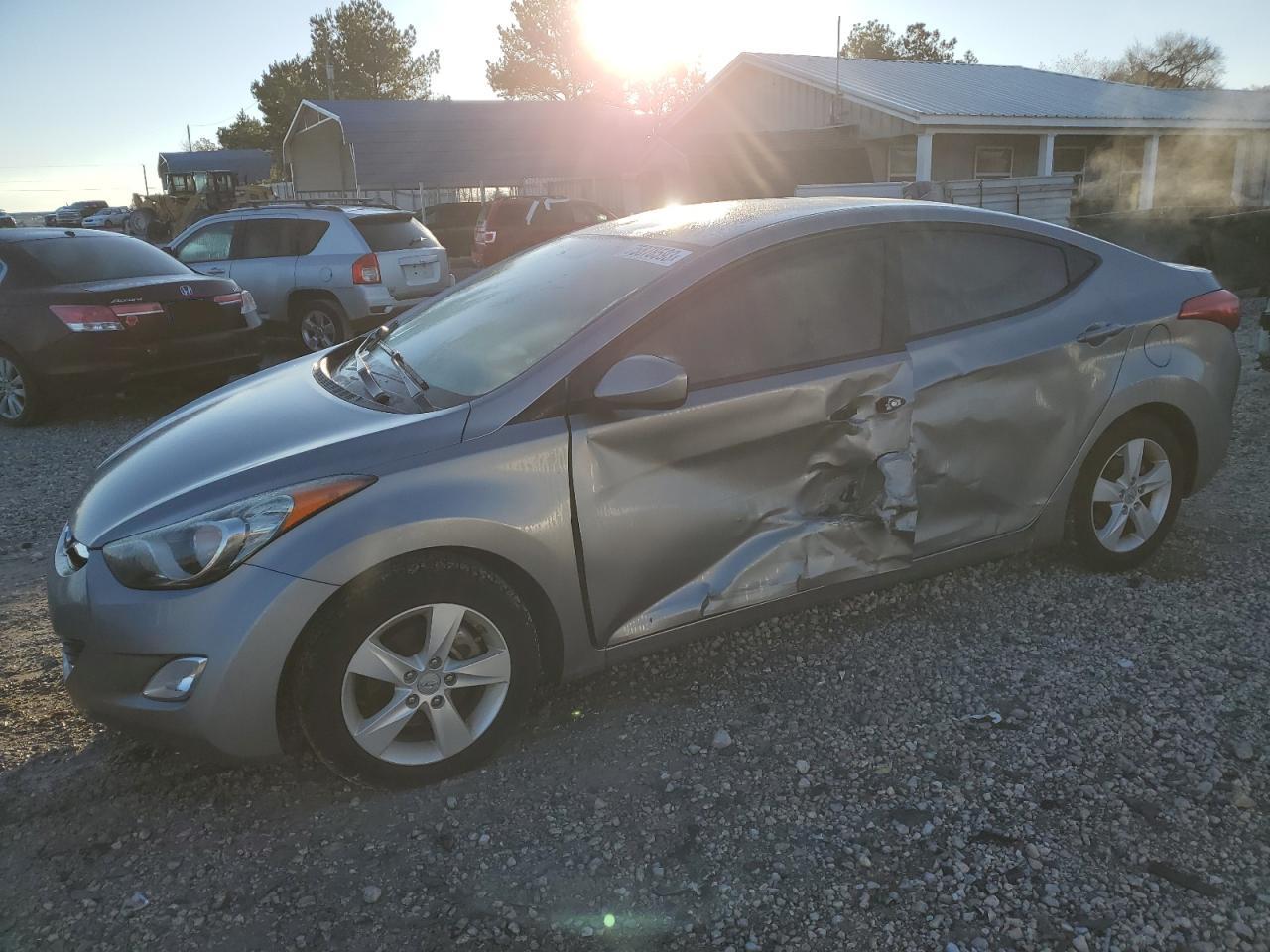 Image 1 of 2012 HYUNDAI ELANTRA GLS 2012 with VIN KMHDH4AE3CU276581