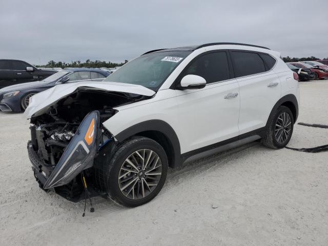 Image 1 of 2021 HYUNDAI TUCSON LIMITED 2021 with VIN KM8J33AL9MU343437
