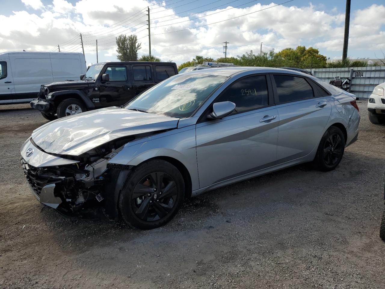 Изображение 1 2021 HYUNDAI ELANTRA SEL 2021 с VIN 5NPLM4AG4MH002038