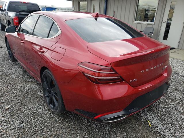 Image 2 of 2023 GENESIS G70 BASE 2023 with VIN KMTG54TE0PU104782