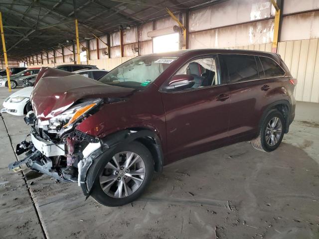 Image 1 of 2014 TOYOTA HIGHLANDER LE 2014 with VIN 5TDBKRFH2ES039259