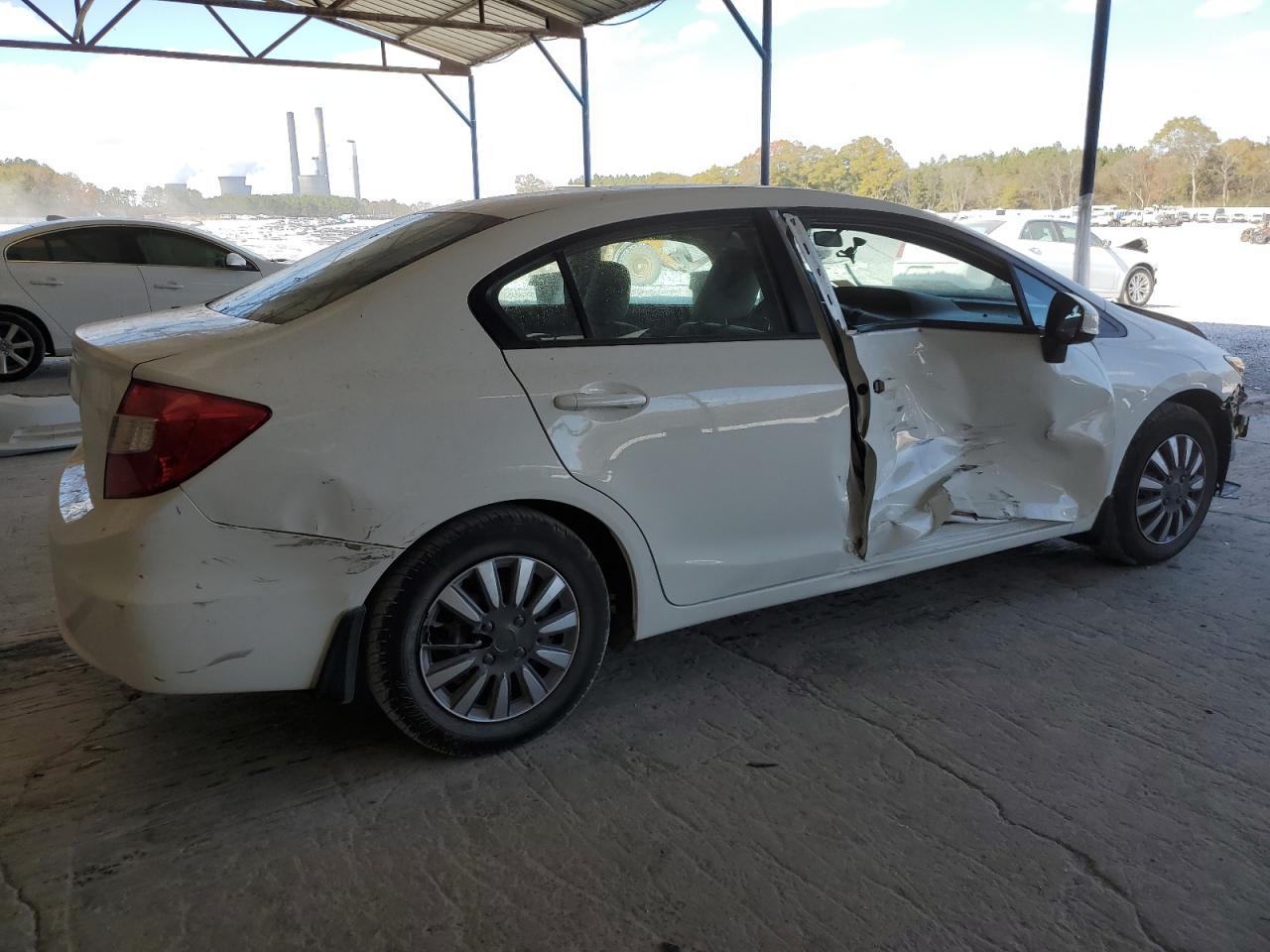 Image 3 of 2012 HONDA CIVIC LX 2012 with VIN 19XFB2F57CE053115