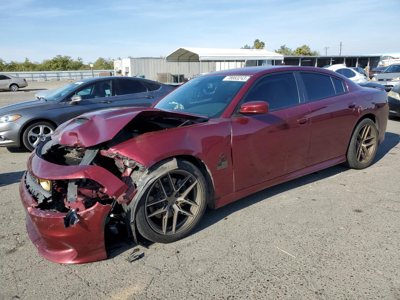 Image 1 of 2019 DODGE CHARGER SCAT PACK 2019 with VIN 2C3CDXGJ9KH742408