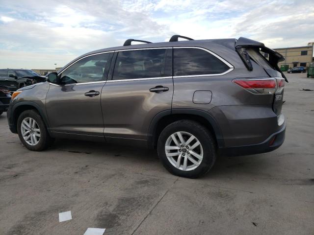 Image 2 of 2016 TOYOTA HIGHLANDER LE 2016 with VIN 5TDZARFHXGS020785