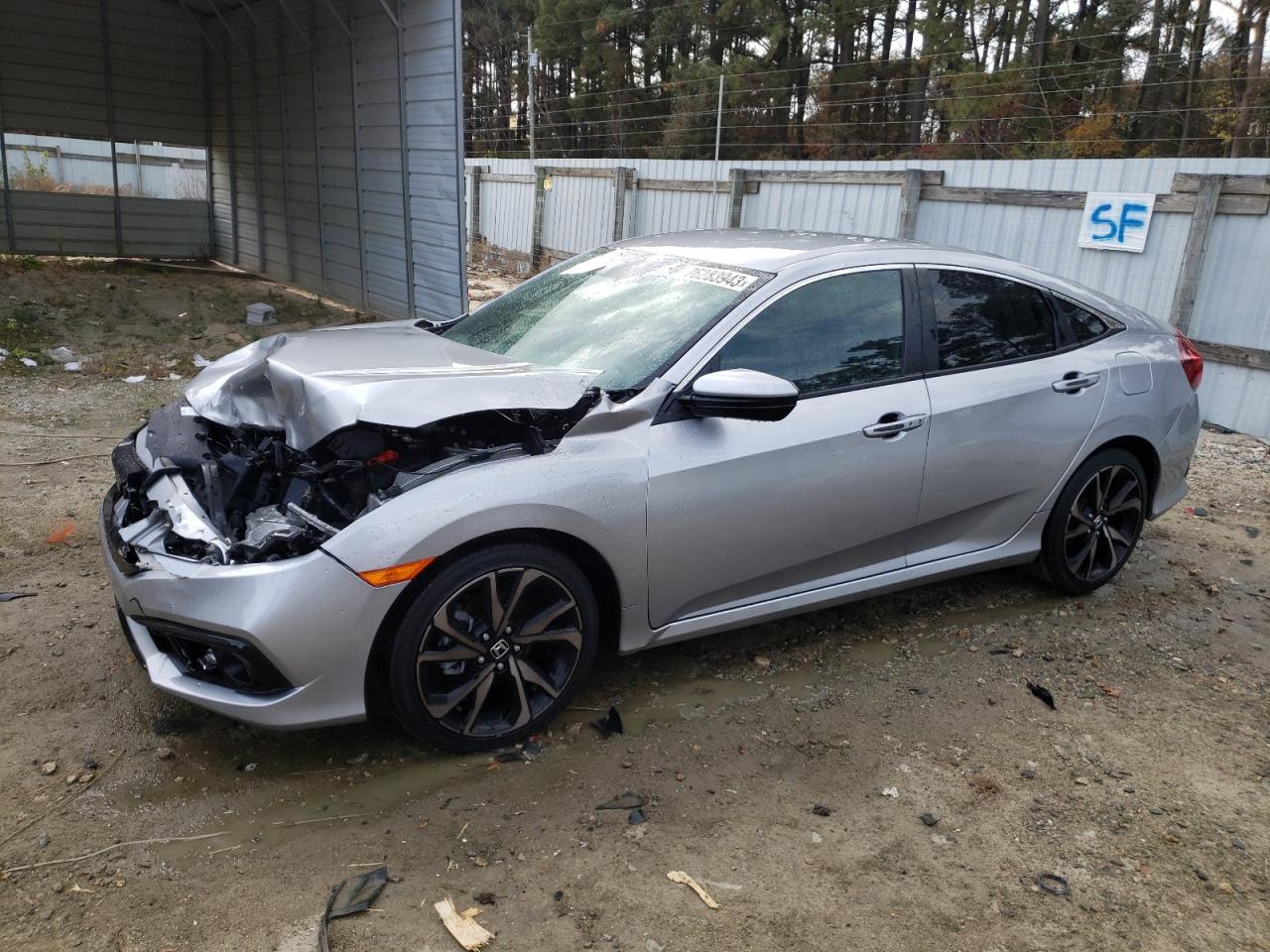 Image 1 of 2021 HONDA CIVIC SPORT 2021 with VIN 2HGFC2F88MH521464