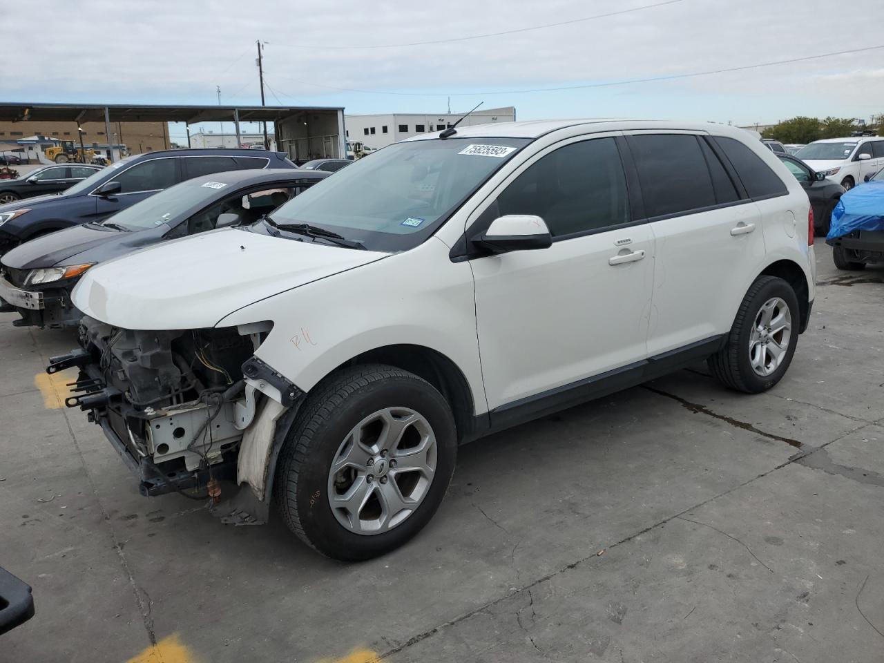 Image 1 of 2013 FORD EDGE SEL 2013 with VIN 2FMDK3JC1DBC74880