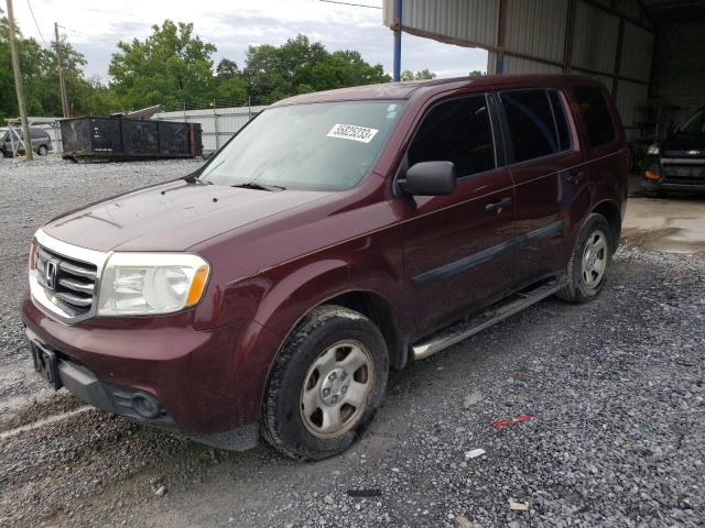 Изображение 1 2013 HONDA PILOT LX 2013 с VIN 5FNYF3H29DB018688