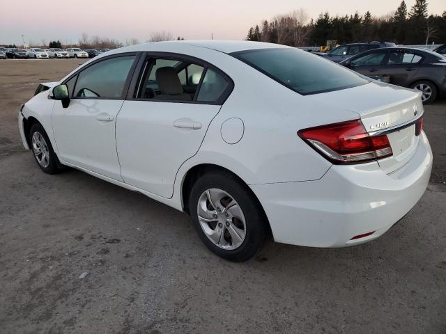 Image 2 of 2014 HONDA CIVIC LX 2014 with VIN 2HGFB2F4XEH034624
