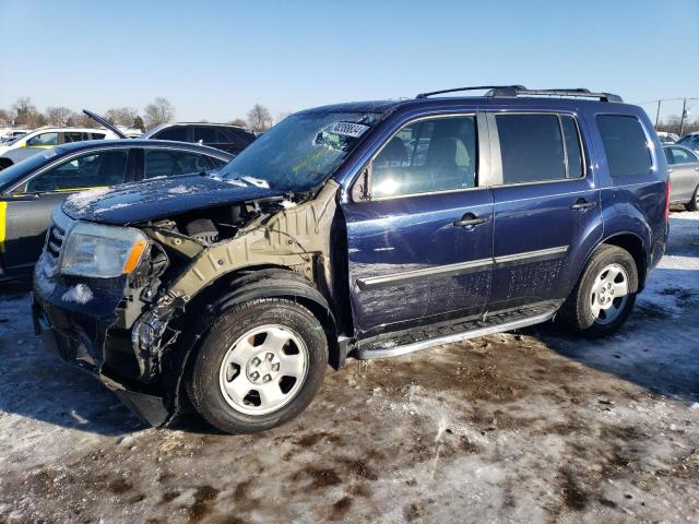 Image 1 of 2013 HONDA PILOT LX 2013 with VIN 5FNYF4H24DB082997