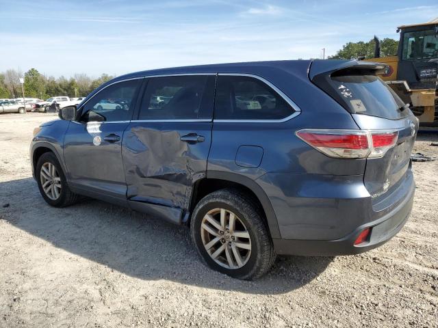 Изображение 2 2014 TOYOTA HIGHLANDER LE 2014 с VIN 5TDZARFH8ES006588