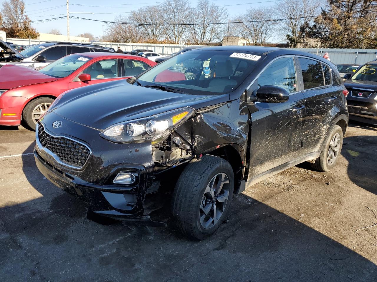 Изображение 1 2022 KIA SPORTAGE LX 2022 с VIN KNDPMCAC8N7988351