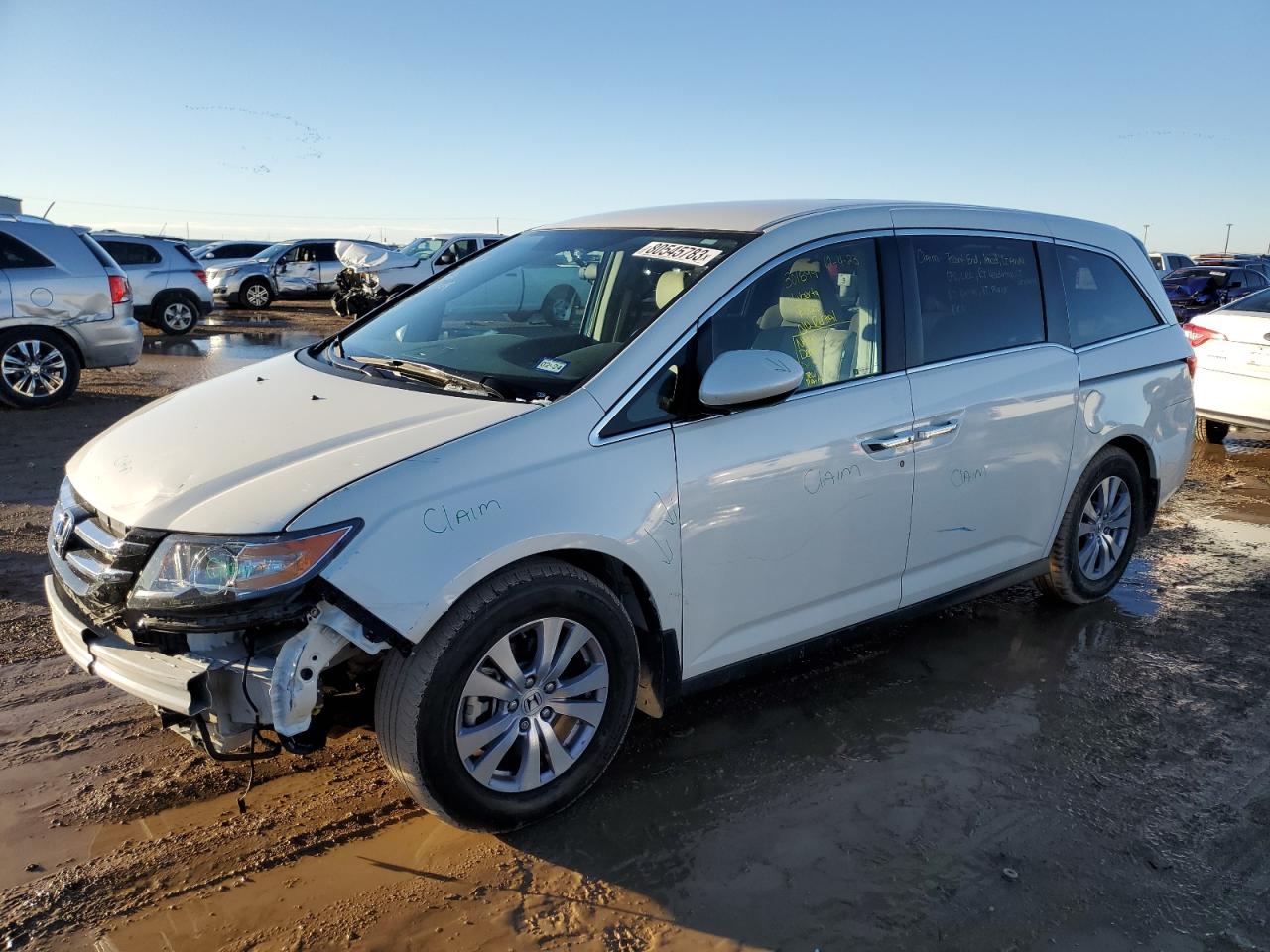 Изображение 1 2016 HONDA ODYSSEY SE 2016 с VIN 5FNRL5H35GB168738