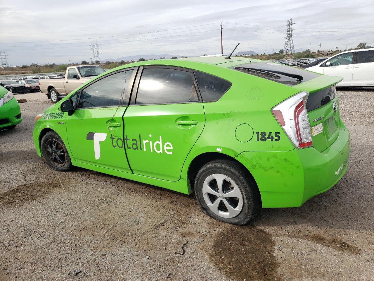 Image 2 of 2013 TOYOTA PRIUS  2013 with VIN JTDKN3DU5D0347953