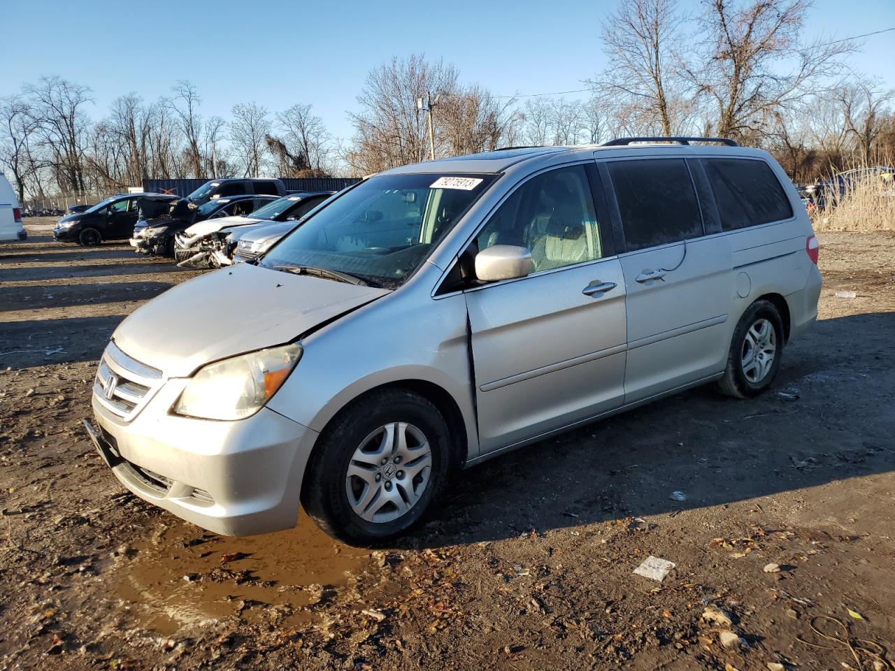Image 1 of 2007 HONDA ODYSSEY EXL 2007 with VIN 5FNRL38687B458177