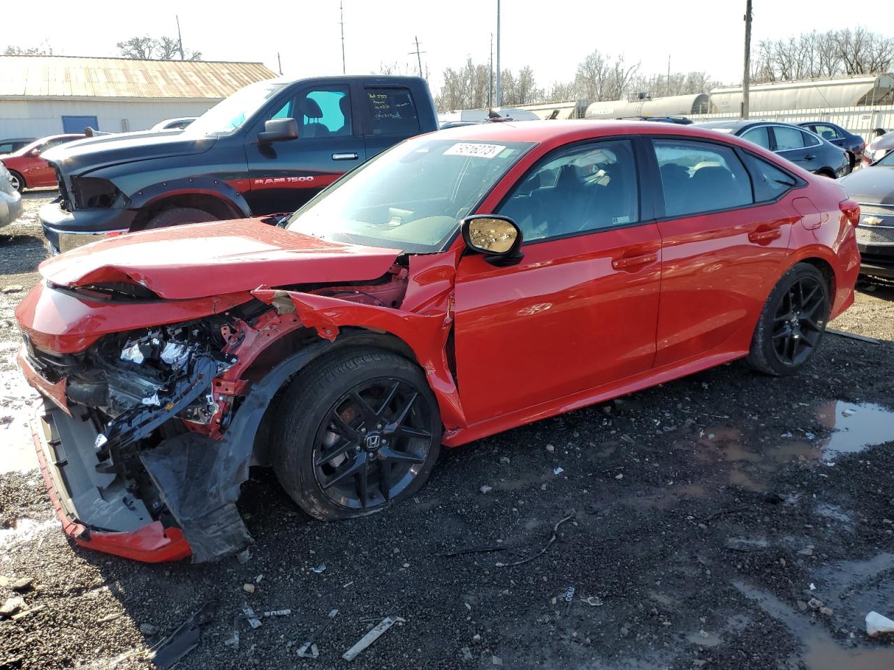 Image 1 of 2022 HONDA CIVIC SPORT 2022 with VIN 2HGFE2F54NH602396