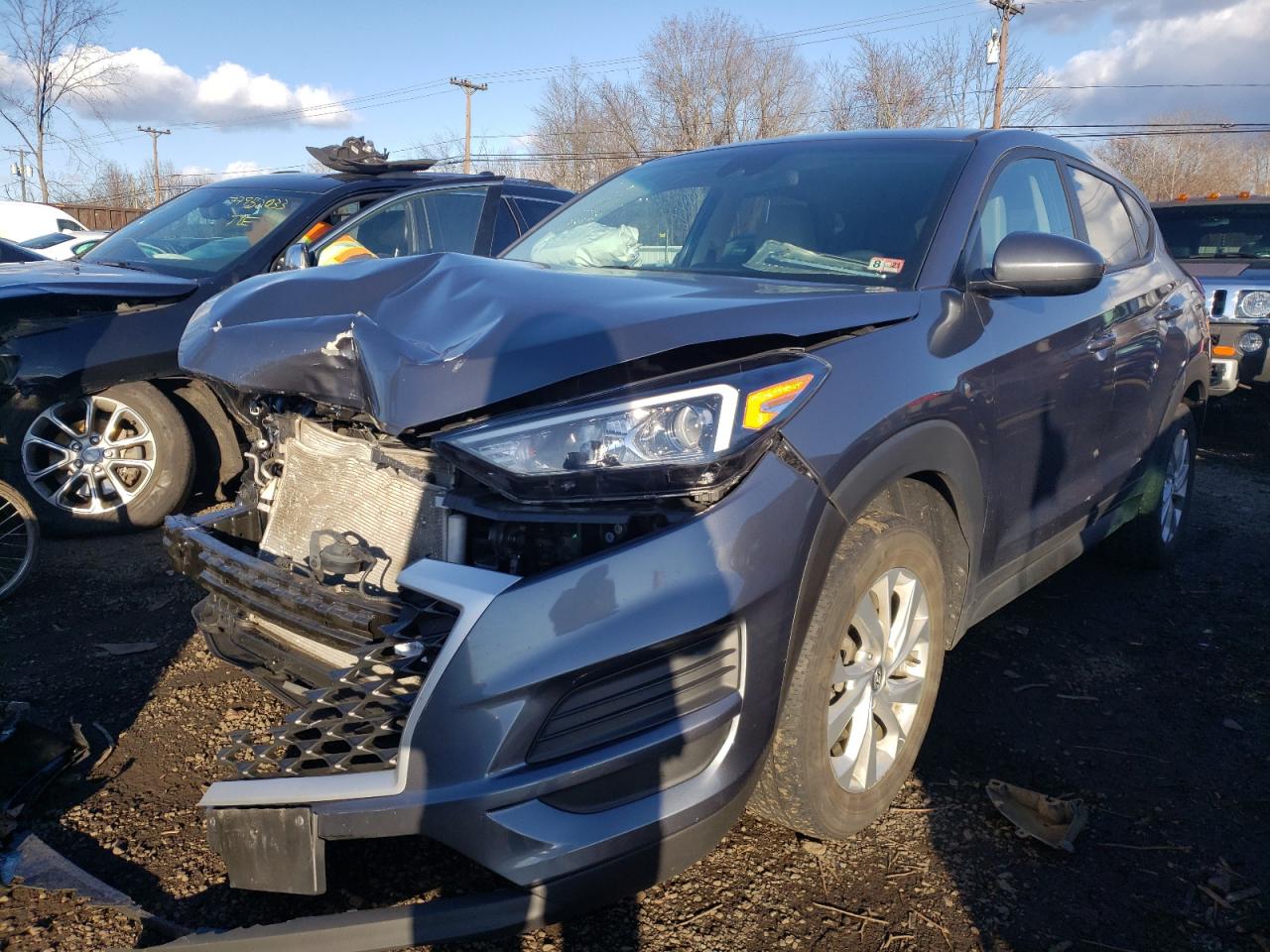 Изображение 1 2021 HYUNDAI TUCSON SE 2021 с VIN KM8J23A43MU302040