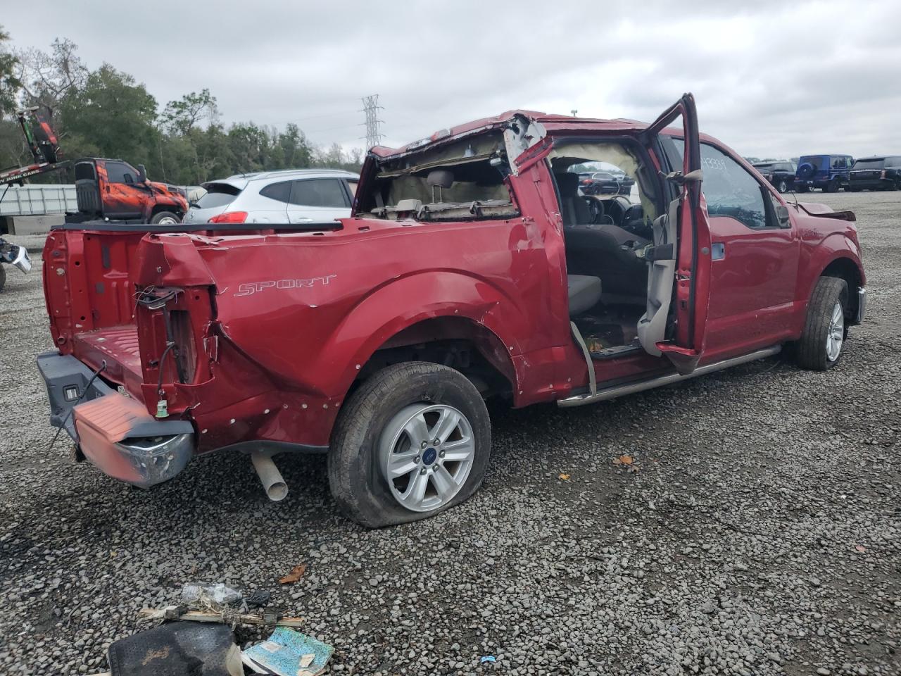 Image 3 of 2017 FORD F150 SUPERCREW 2017 with VIN 1FTEW1CF7HFB22924