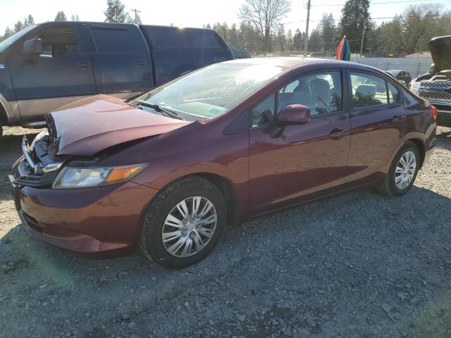 Image 1 of 2012 HONDA CIVIC LX 2012 with VIN 2HGFB2F55CH544160